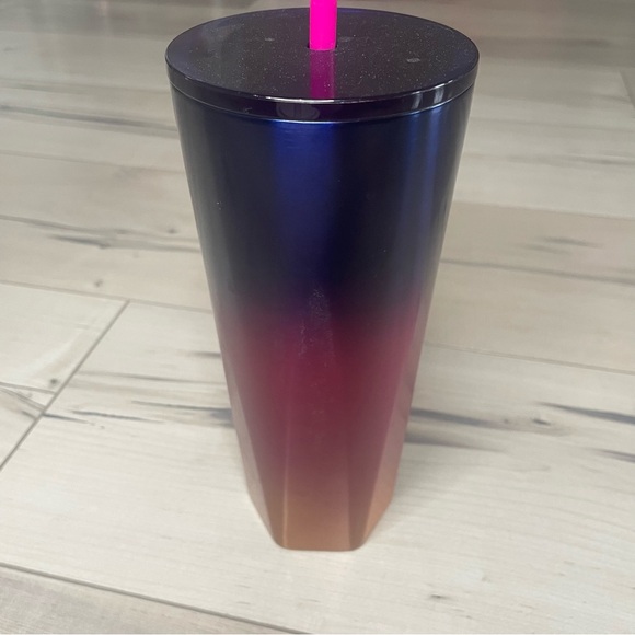 Brand New Starbucks Stainless Steel Pink and Blue Gradient Tumbler Cup - Picture 3 of 3